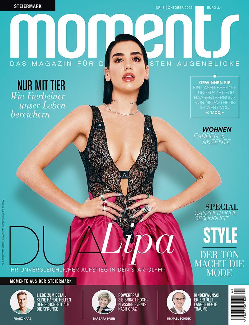 moments Magazin Cover