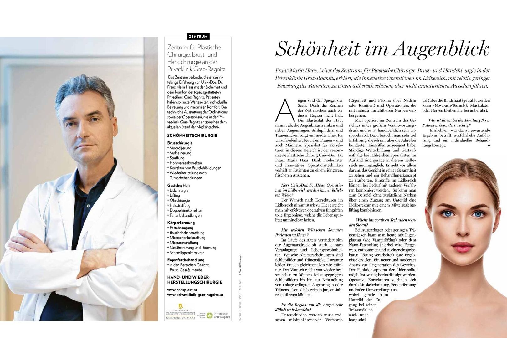 Schönheit im Augenblick